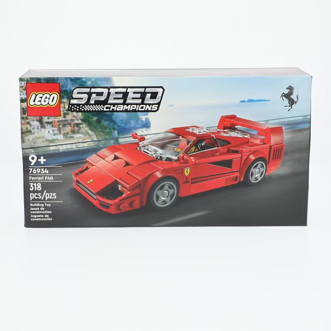 LEGO, Speed Champions Ferrari F40 Supercar, 76934, Kids Building