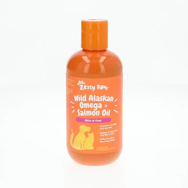☆ オレンジ様 │ビオ２個 ＋ミネラルローション２、イオンヌローション３ Zesty Paws Wild Alaskan Omega-3 Blend Pollock + Salmon Oil for
