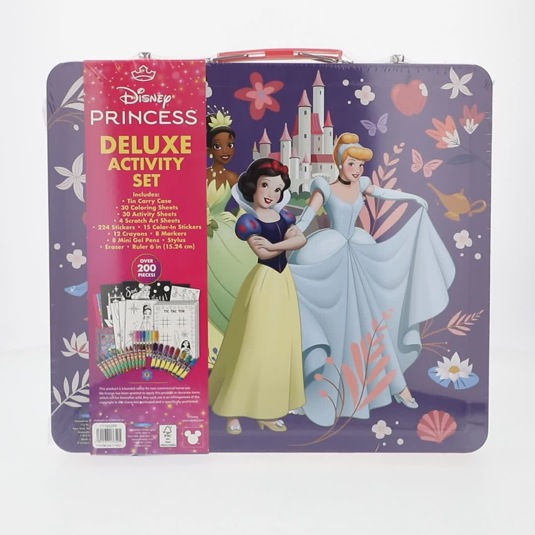 Disney, Princess Deluxe Art Set, Multi-Color, Over 200 Pieces