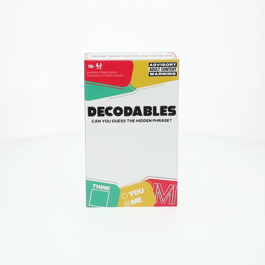 Spin Master Games, Decodables, Adult Party Game for Ages 18+
