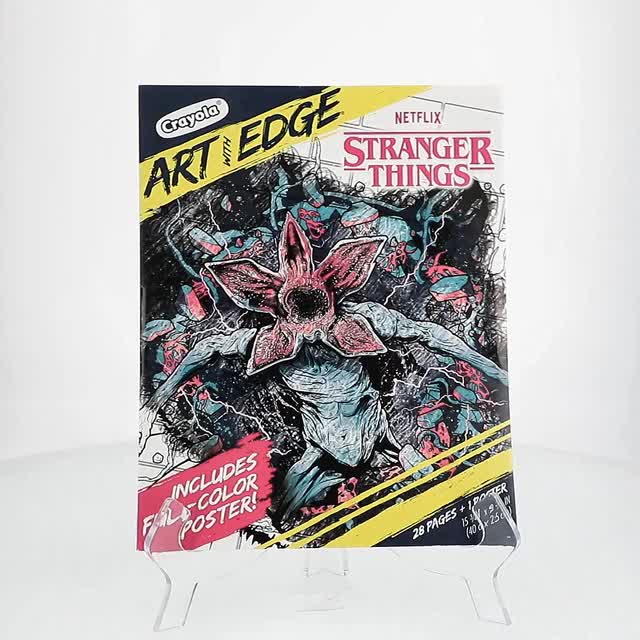 Crayola Stranger Things Adult Coloring Pages, 28 Pgs, Arts and