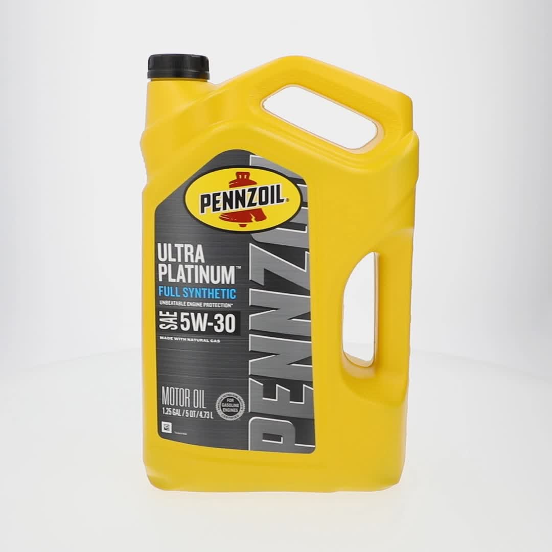 Pennzoil Ultra Platinum 5W-30 High Mileage Full Synthetic Motor