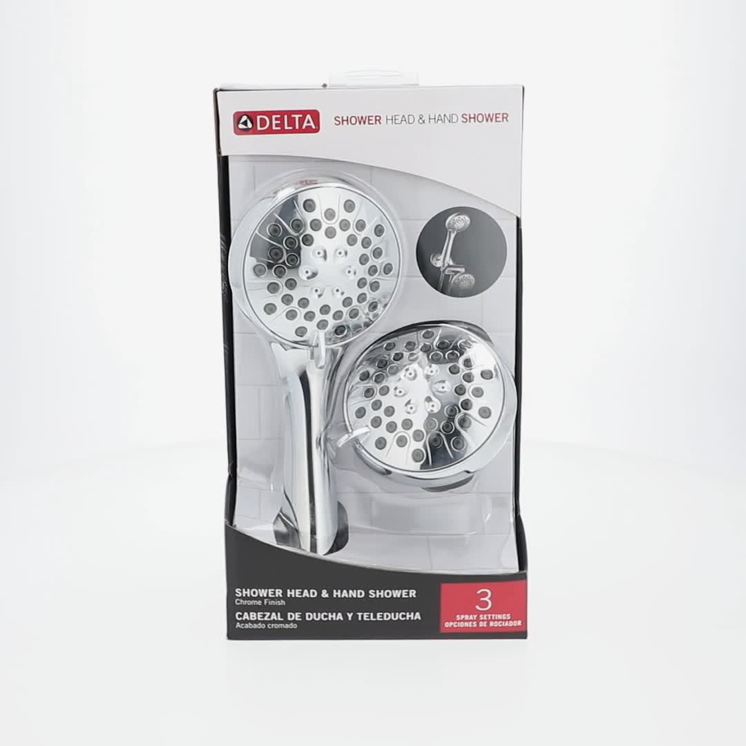 3-Setting Combination Shower in Chrome - 1.75 GPM - Delta 75516