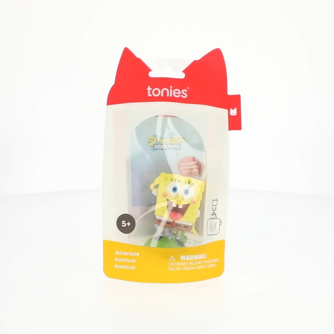 Figura De Audio Tonies De Bob Esponja - Para Toniebox, Incluye 4 Historias, Tiempo De Juego 51