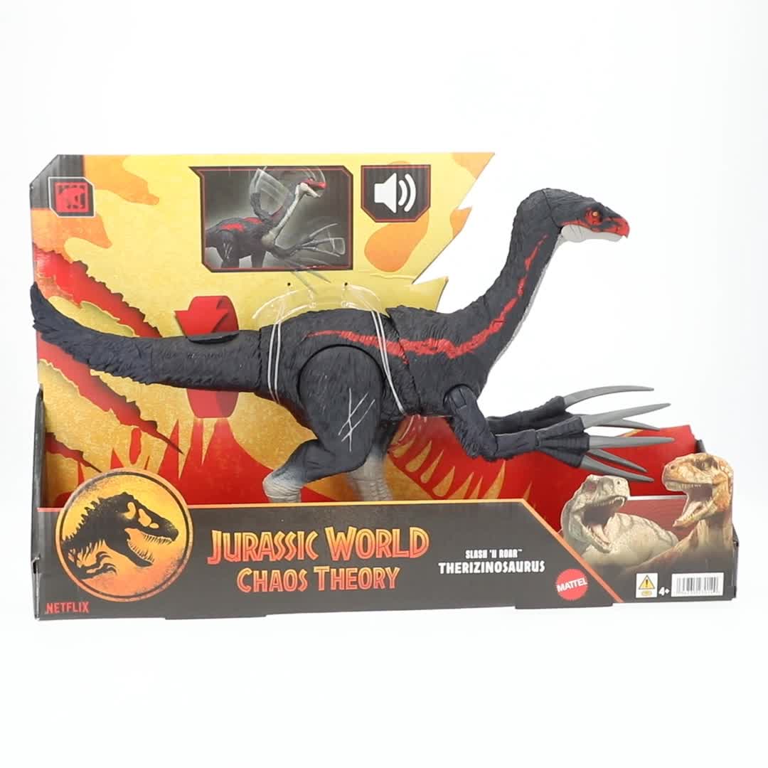 Jurassic World Slash N Roar Therizinosaurus Dinosaur Attack and