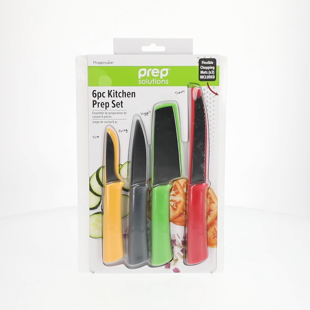 PrepSolutions Kitchen Prep Set 6pc with Knives and Flexible
