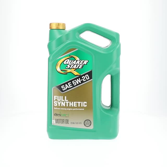 Quaker State Full Synthetic 5W-20 Motor Oil, 5-Quart - Walmart.com