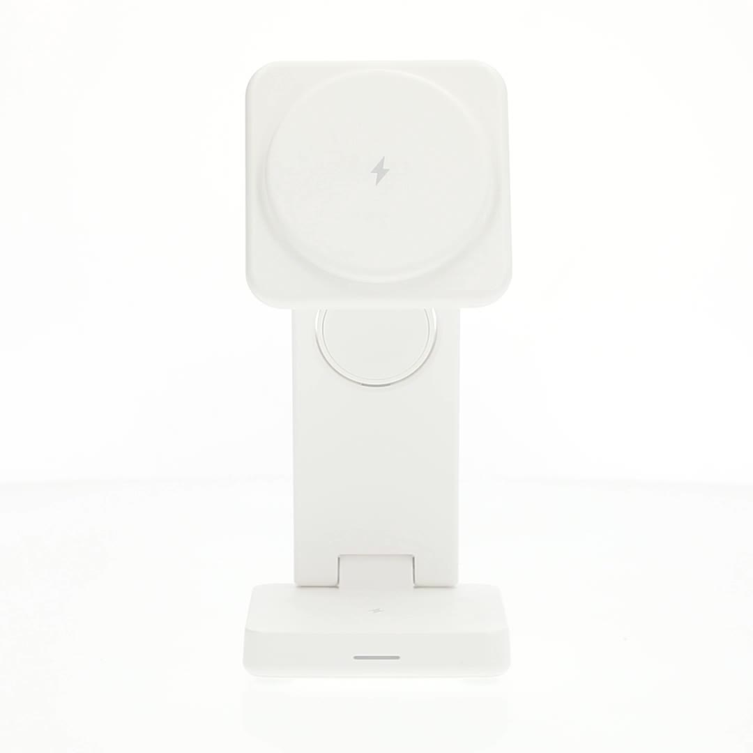 ZSOU 3-in-1 Foldable Magnetic Charging Station, Wireless Charger