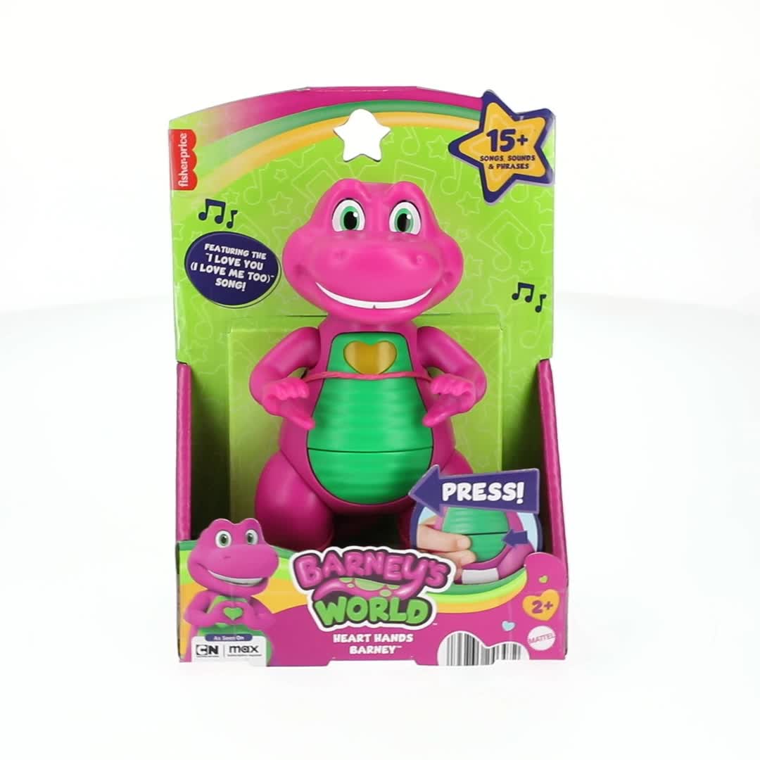 Fisher-Price Barney‚Äôs World Heart Hands Toy Figure with Music