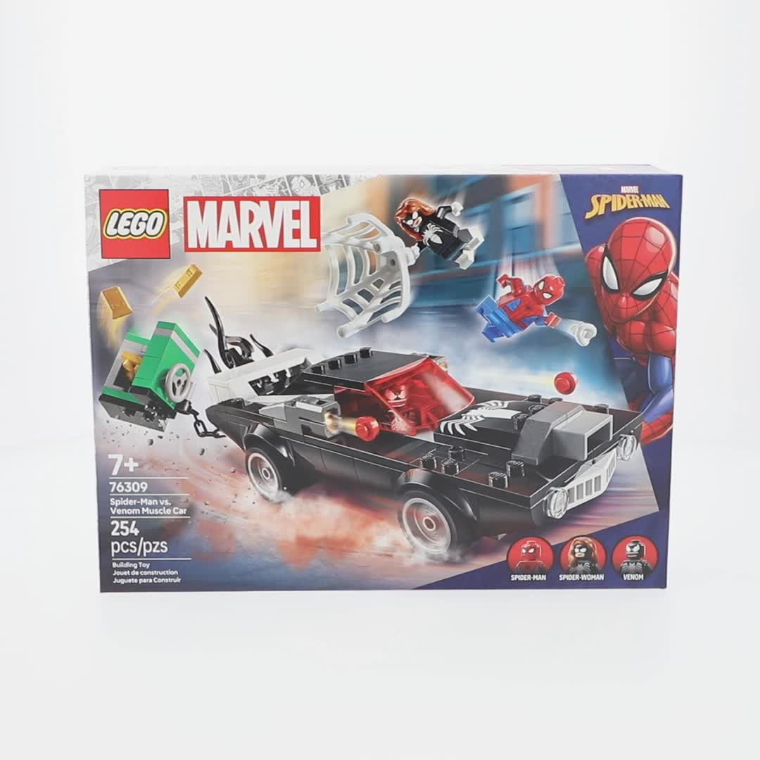 LEGO, Marvel Spider-Man vs Venom Muscle Car Toy - 76309 - Walmart.com