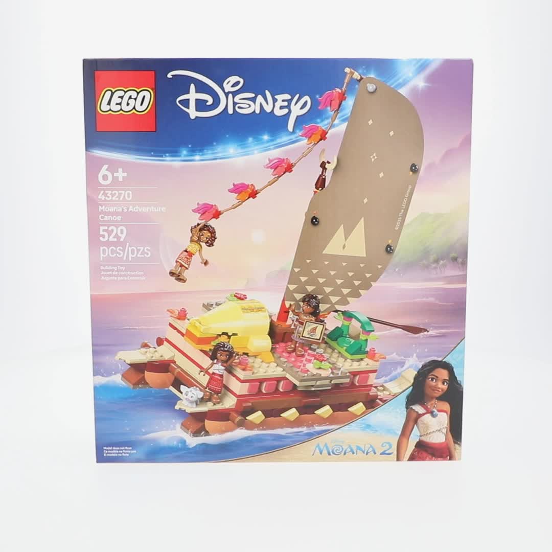 LEGO, Disney Moana's Adventure Canoe, 43270, 529 Pieces - Walmart.com