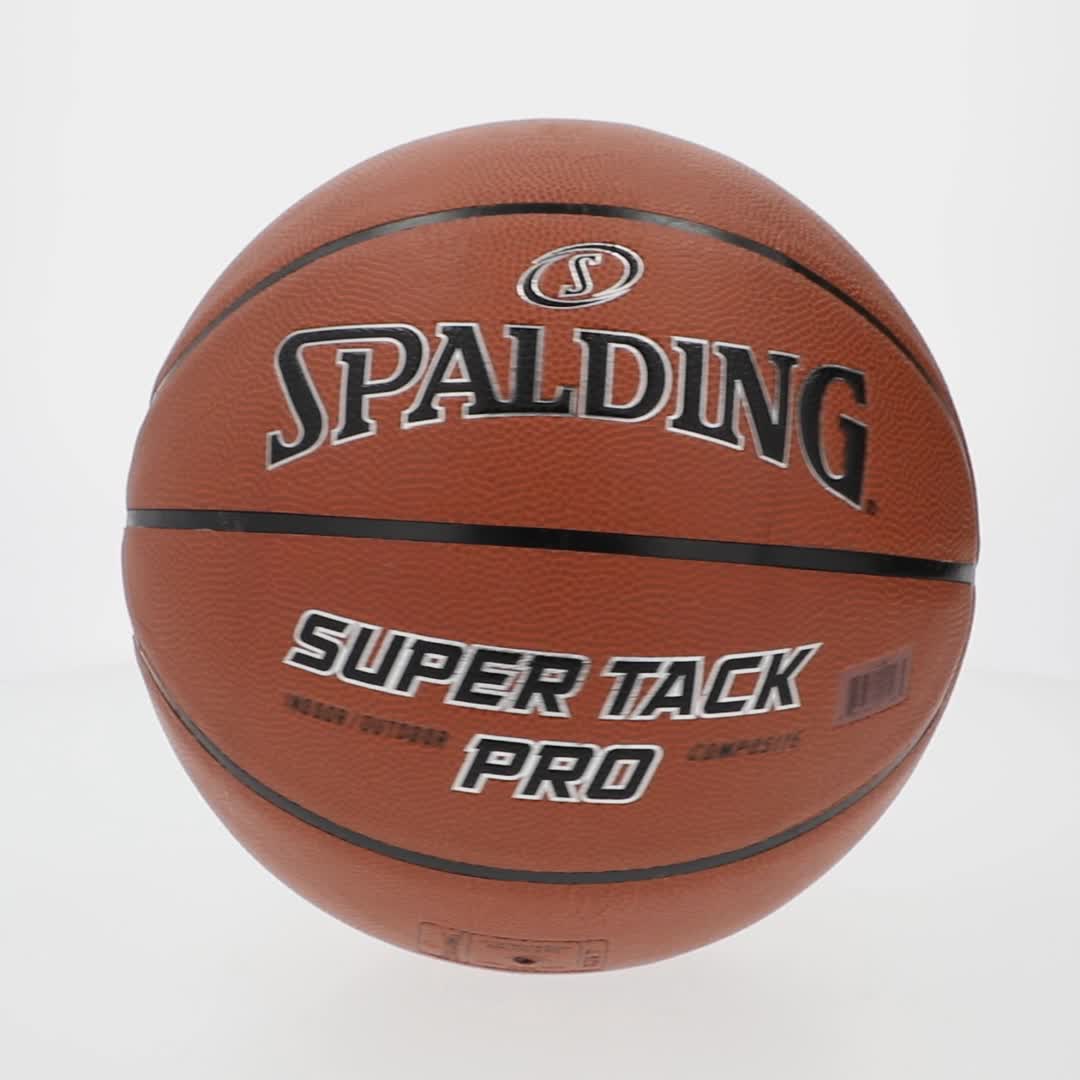 Spalding Super Tack Pro Composite Leather Basketball, Size 7 (29.5