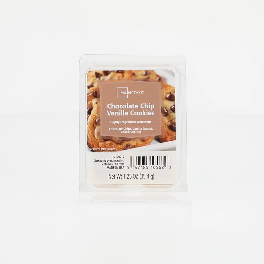 Mainstays Chocolate Chip Vanilla Cookies Scented Wax Melt, 1.25 oz