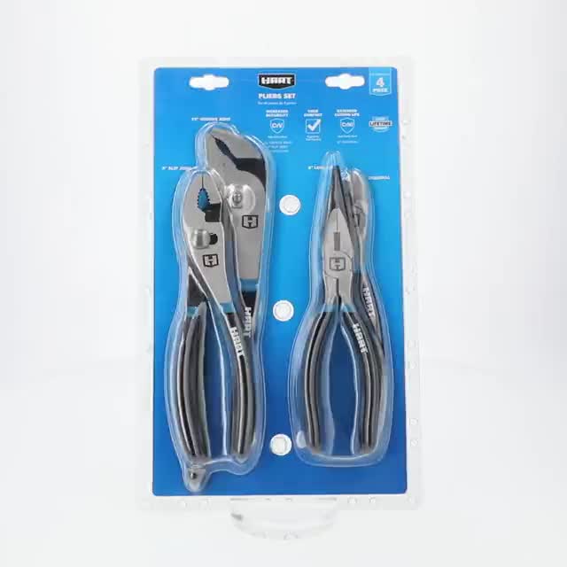 HART 4-Piece Pliers Set - Walmart.com