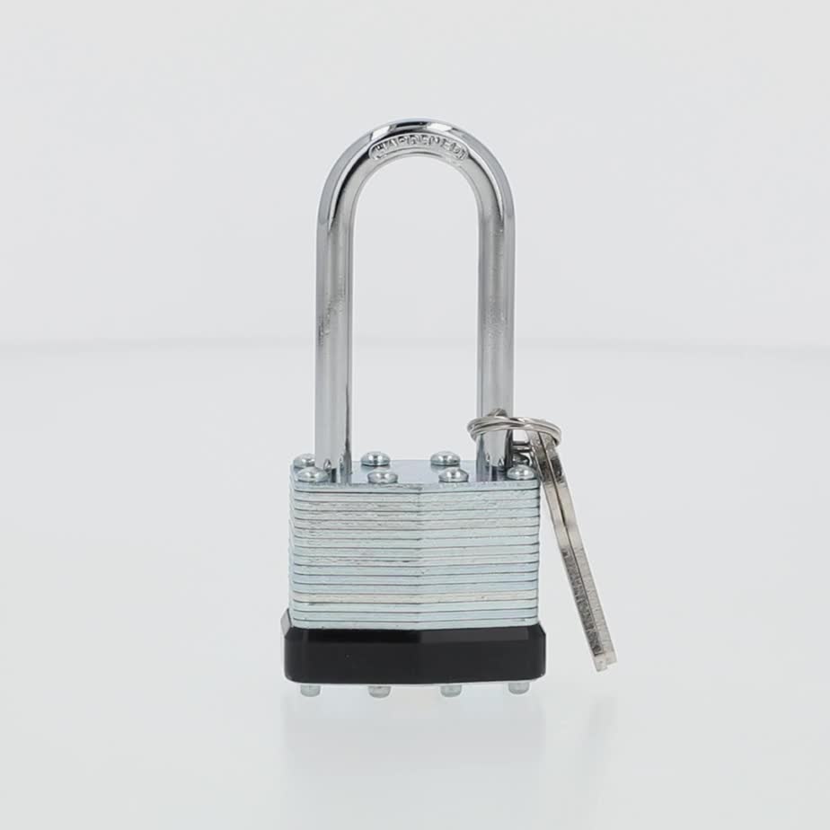 Hyper Tough Laminated Steel 40mm Keyed Padlock with 2 1/2 inch