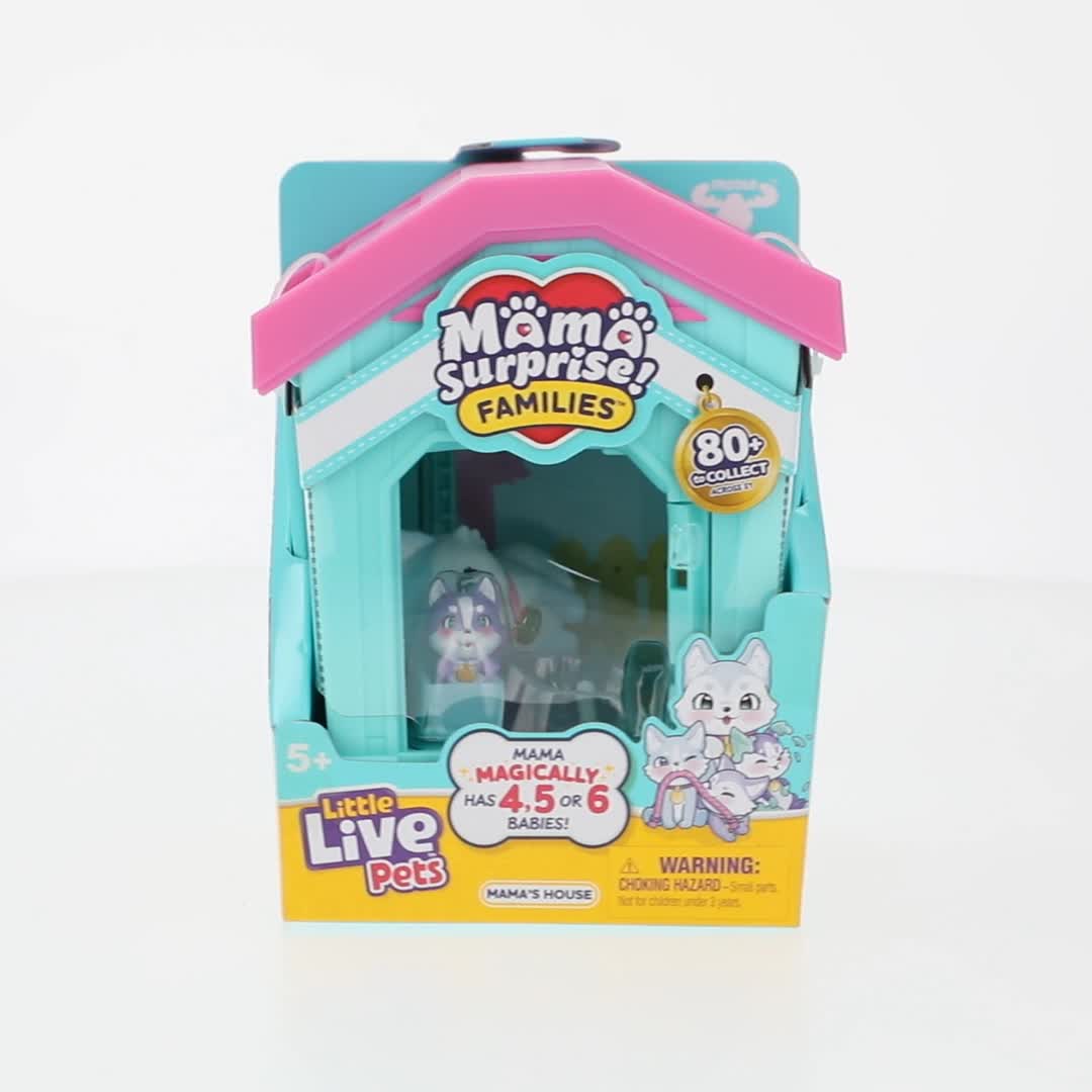 Little Live Pets, Mama Surprise Families Playset, over 80 to