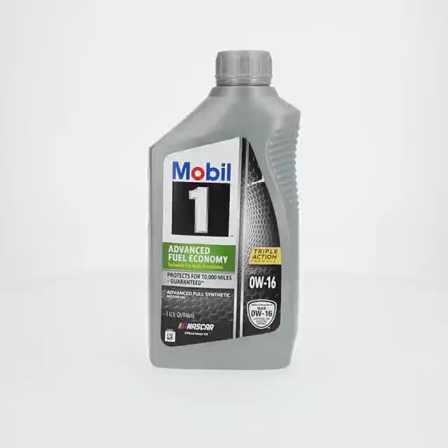 Mobil 1 Advanced Fuel Economy Full Synthetic Motor Oil 0W-16
