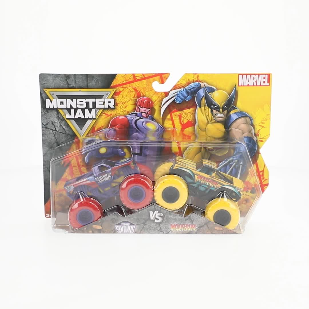 Monster Jam, Marvel Official The Sentinels Vs. Wolverine Die-Cast