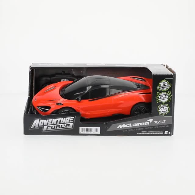Adventure Force McLaren 765LT RC Car, 1:22 Scale, 2.4GHz, Full