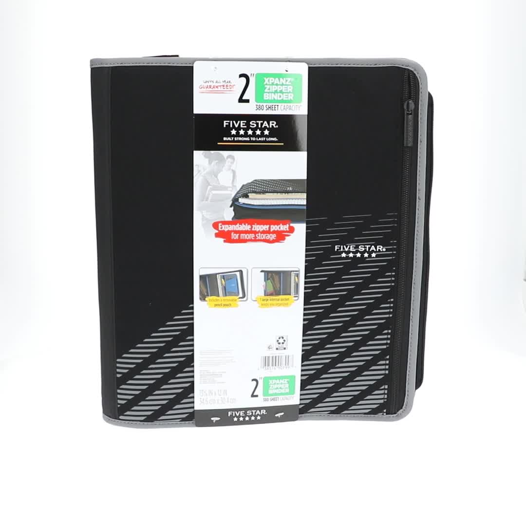 FIVE STAR, Zipper Binder, 2