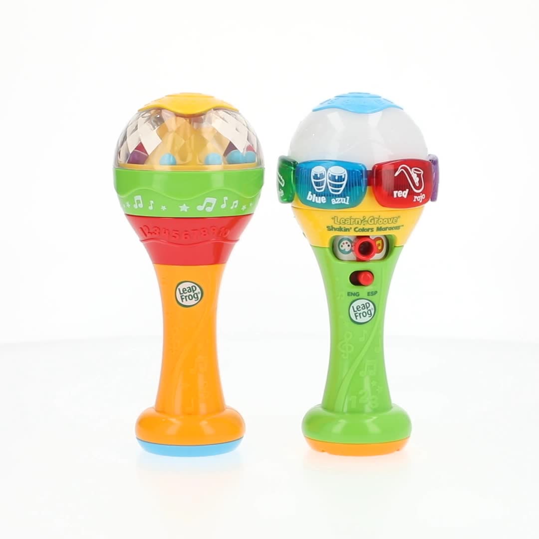 LeapFrog Learn and Groove Shakin' Colors Maracas, 6-36 Months