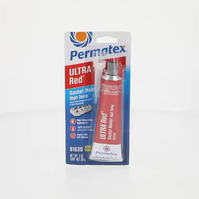 Permatex 81630 Ultra Red High Temp Gasket Maker, 3 oz - Walmart.com