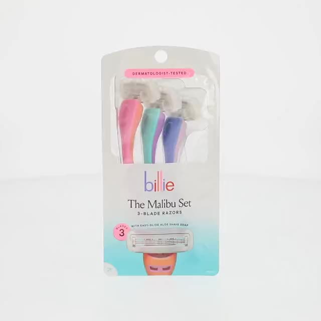 Billie, Women's Disposable Razors, 3 Ct, The Malibu Set - Walmart.com
