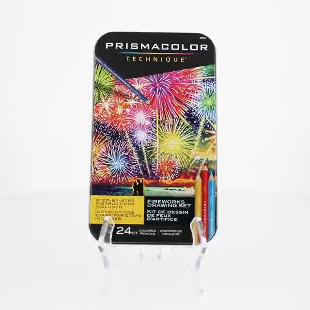 Prismacolor Technique Fireworks Art Set, Includes Colored Pencils