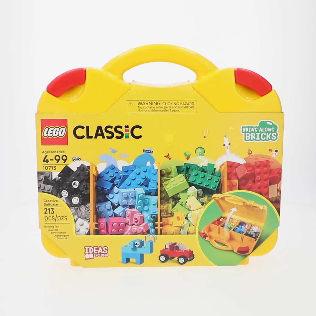 Free Shipping! LEGO Creative Suitcase 10713 with 213 Colorful