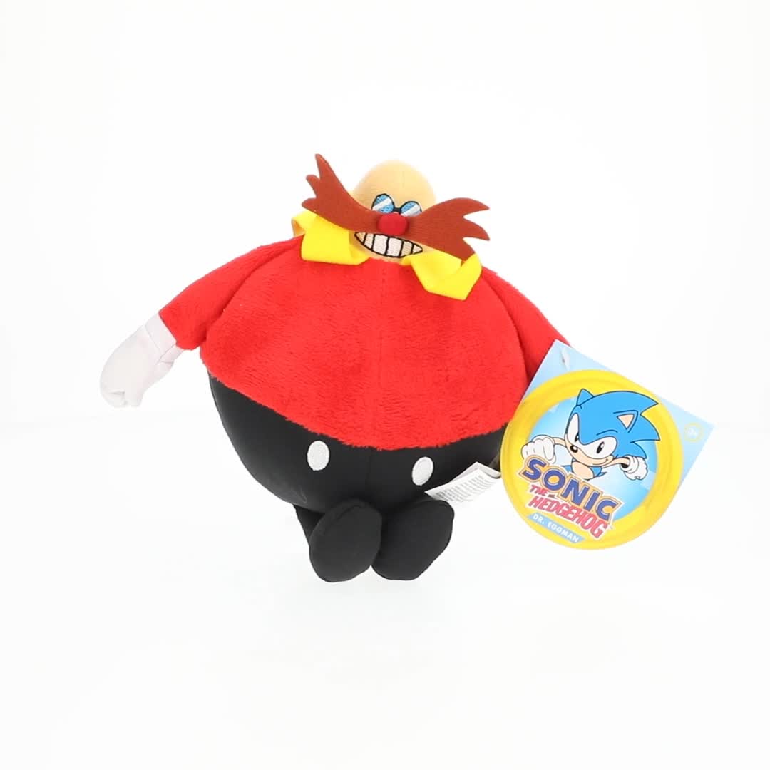 Sonic, Plush, 9 inch Basic Plush Dr Eggman, Soft & Huggable