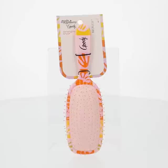 Goody Tru x Maeberry Ouchless Cushion Detangler Brush, Tangle-Free